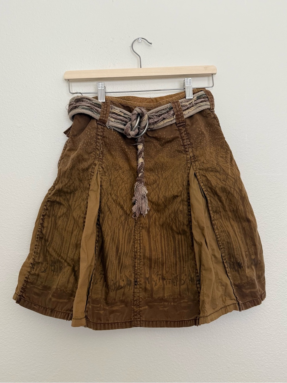 y2k Grunge 100% Cotton Vtg Skirt Sz S